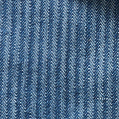 Color swatch of The Utility Shirt in Washed Indigo Herringbone