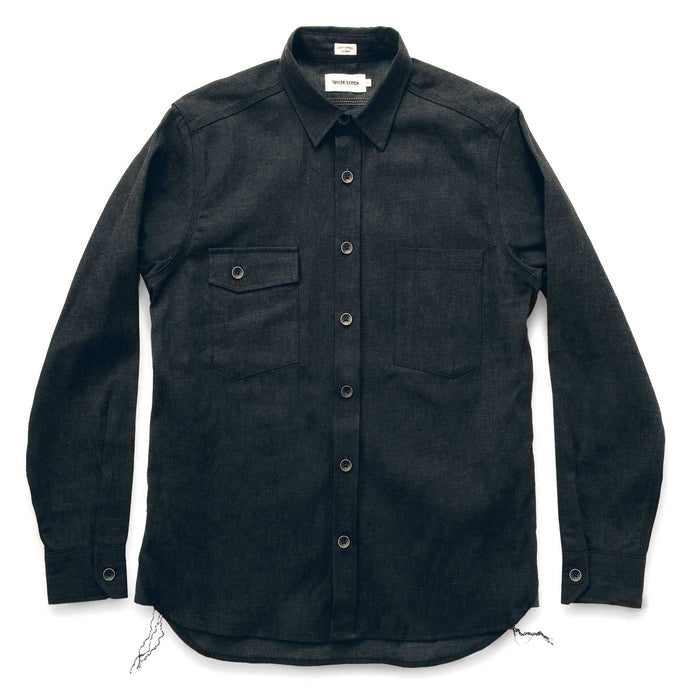 The Utility Shirt in Yoshiwa Black Selvage
