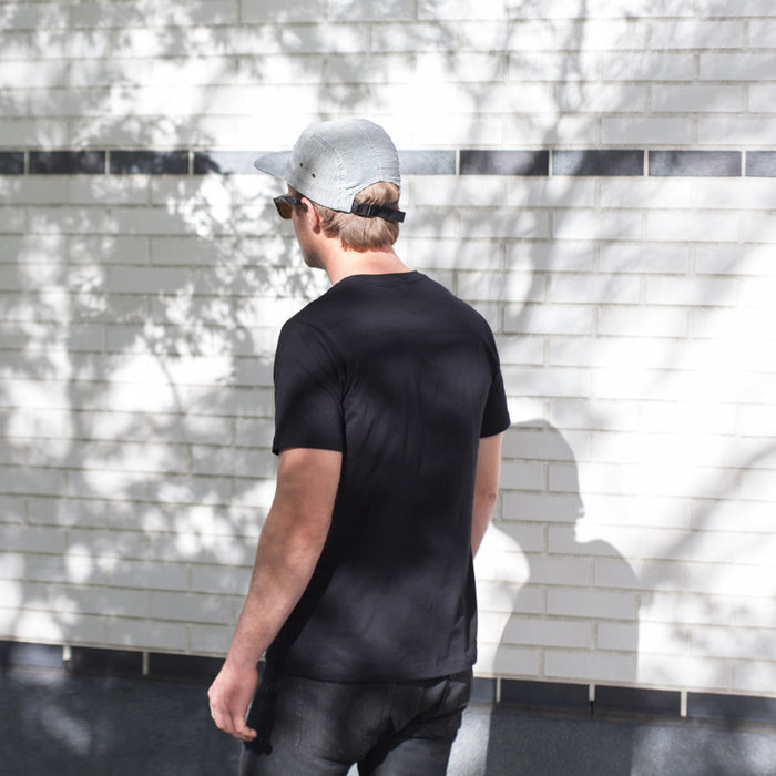 The V-Neck Tee in Black