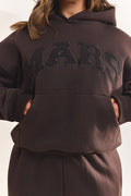 The Varsity Hoodie in Brown