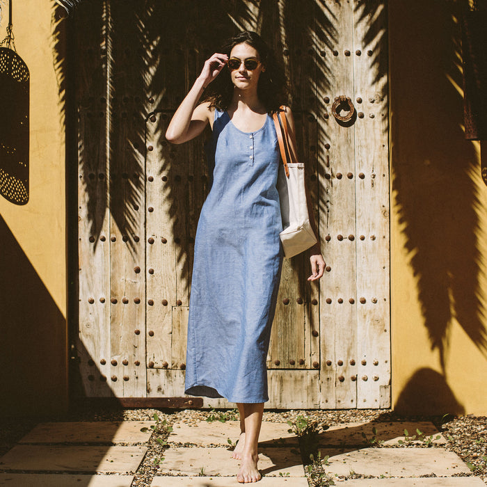 The Venice Dress in Azure