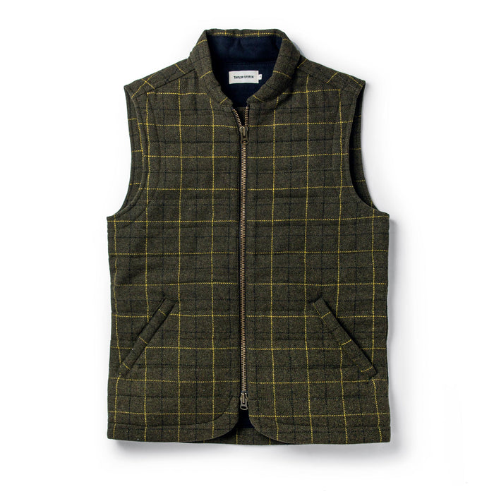flatlay of vest