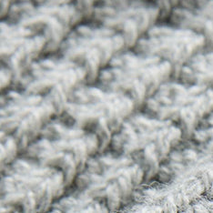 color swatch of The Waffle Sock in Heather Grey