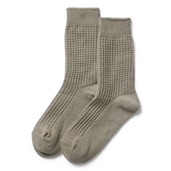 flatlay of The Waffle Sock in Sagebrush