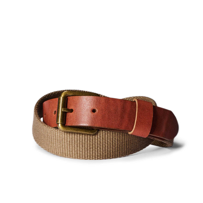 editorial image of The Webbed Belt in Whiskey rolled up