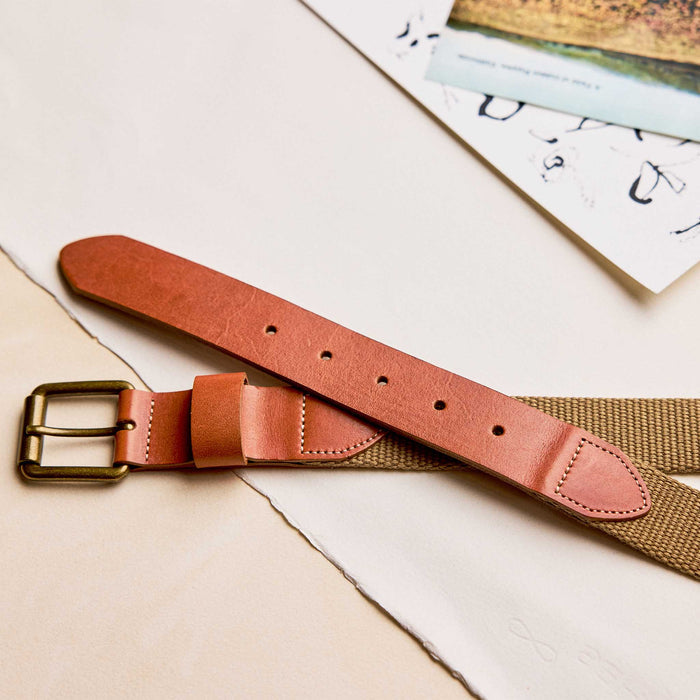 editorial image of The Webbed Belt in Whiskey on sheets of paper