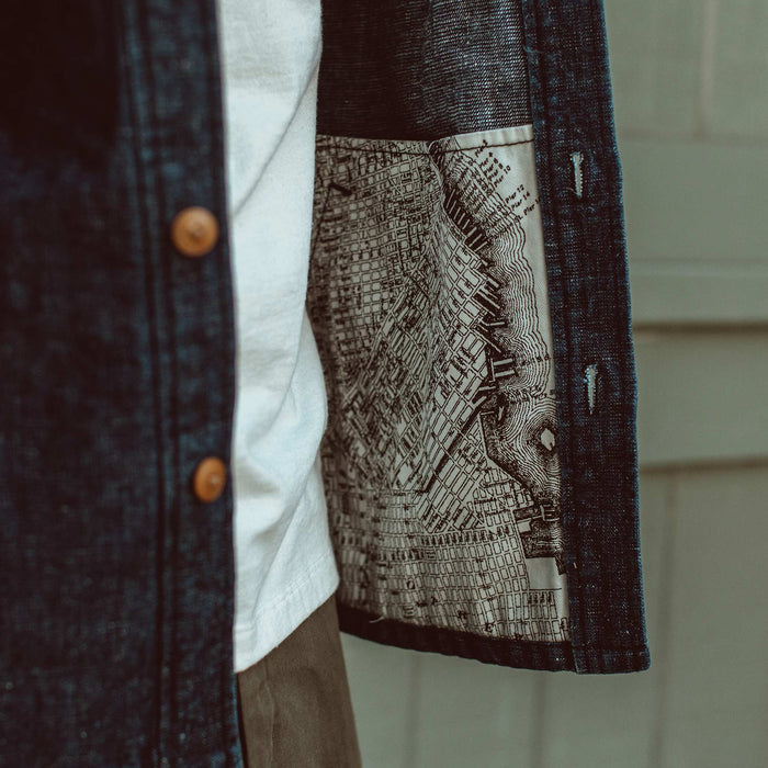 Our fit model showing the map pocketing