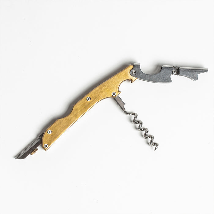 The Wine Key in Brass