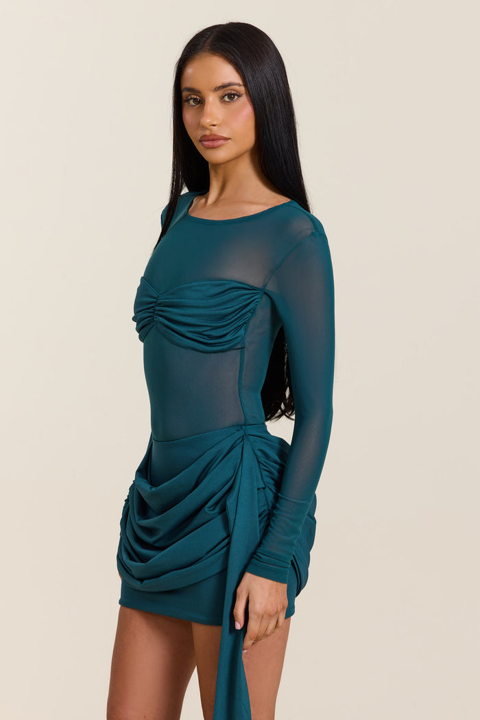 The Yara Bodysuit in Teal