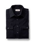 folded flatlay of The Yosemite Shirt in Coal