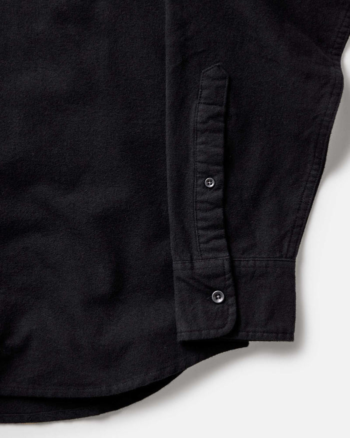 material shot of the cuffs on The Yosemite Shirt in Coal