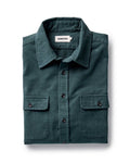 folded flatlay of The Yosemite Shirt in Dark Forest