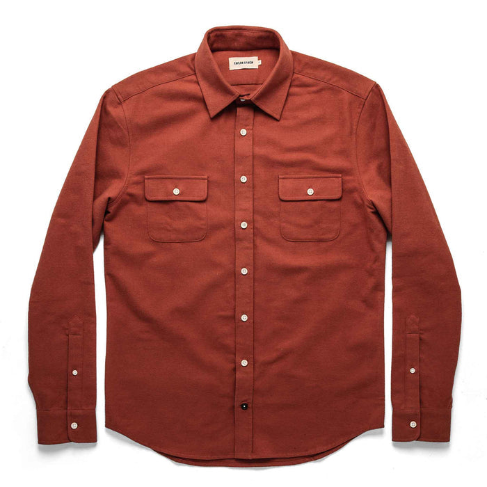 The Yosemite Shirt in Dusty Red