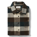 flatlay of The Yosemite Shirt in Evergreen Check