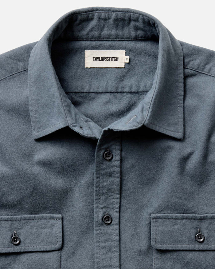 flatlay of The Yosemite Shirt in Slate