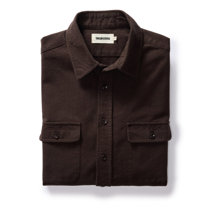 flatlay of The Yosemite Shirt in Soil