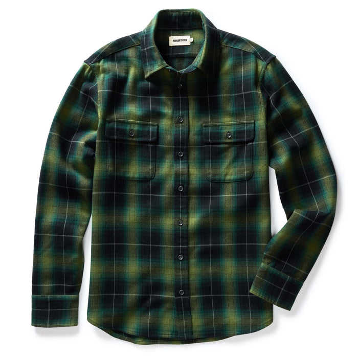 flatlay of The Yosemite Shirt in Twilight Plaid