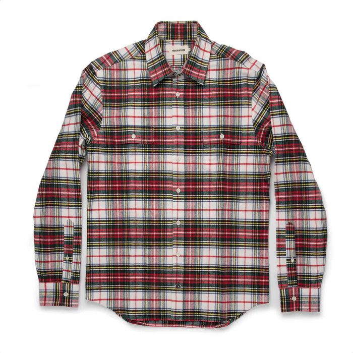 The Yosemite Shirt in White Tartan