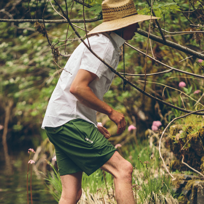 The Yuba Trunk in Olive Print