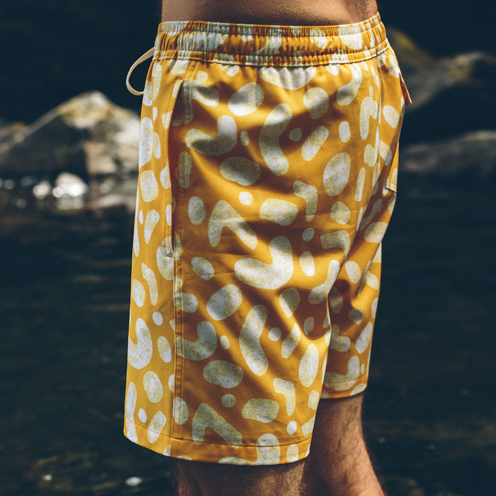 The Yuba Trunk in Yellow Print