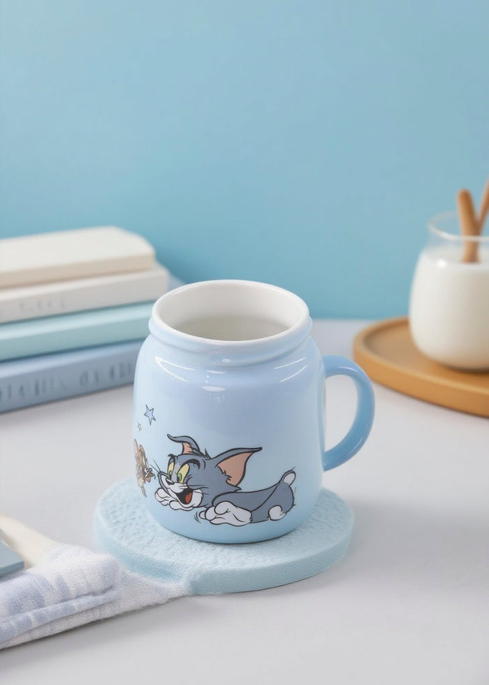 Tom & Jerry Mug with Lid