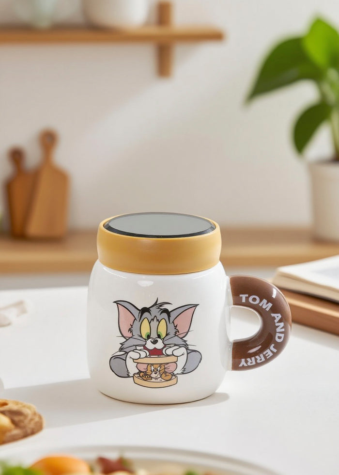 Tom & Jerry Mug with Lid