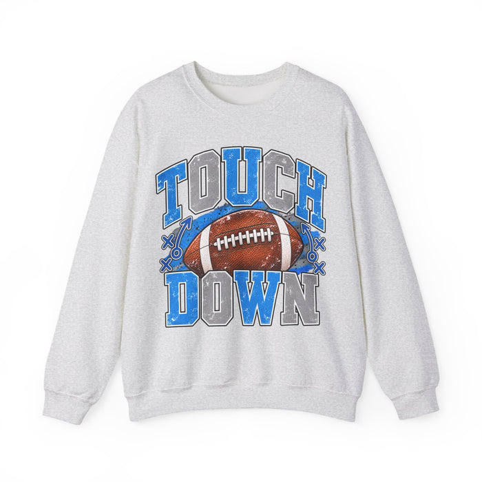 Touchdown Football Crewneck - Blue/Gray