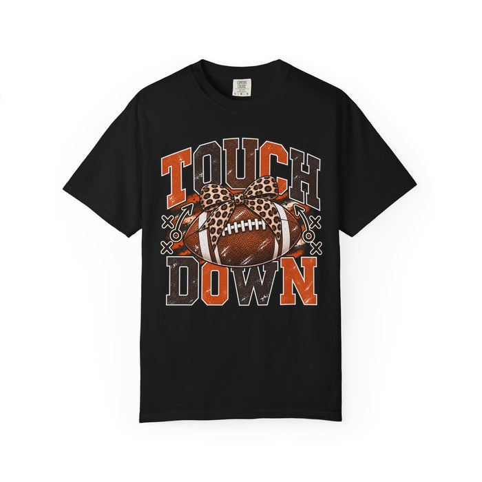 Touchdown Football Tee Leopard