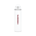 Two-Toned 27oz. Stainless Steel Pop Straw Bottle