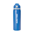 Two-Toned 27oz. Stainless Steel Pop Straw Bottle