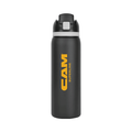 Two-Toned 27oz. Stainless Steel Pop Straw Bottle