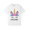Unicorn Floral T-Shirt — Cute Kids & Women's Magical Unicorn Tee