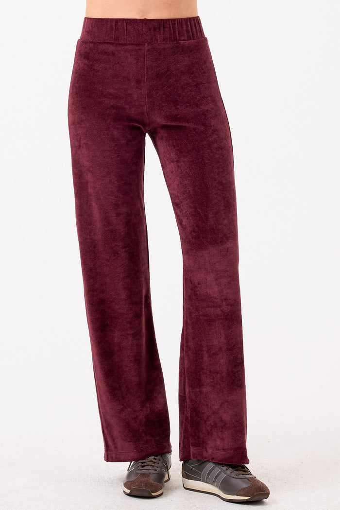 Velour Crush Pant - Goldie LeWinter #color_bordeaux - limited edition