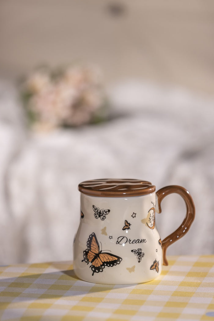 Vintage Butterfly Mug