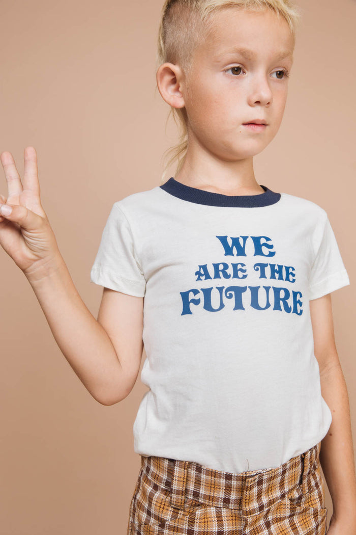 We Are the Future Ringer Tee for Kids by The Bee and The Fox