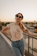 What You Water Will Grow Scoop Neck Shirt for Women by The Bee and The Fox