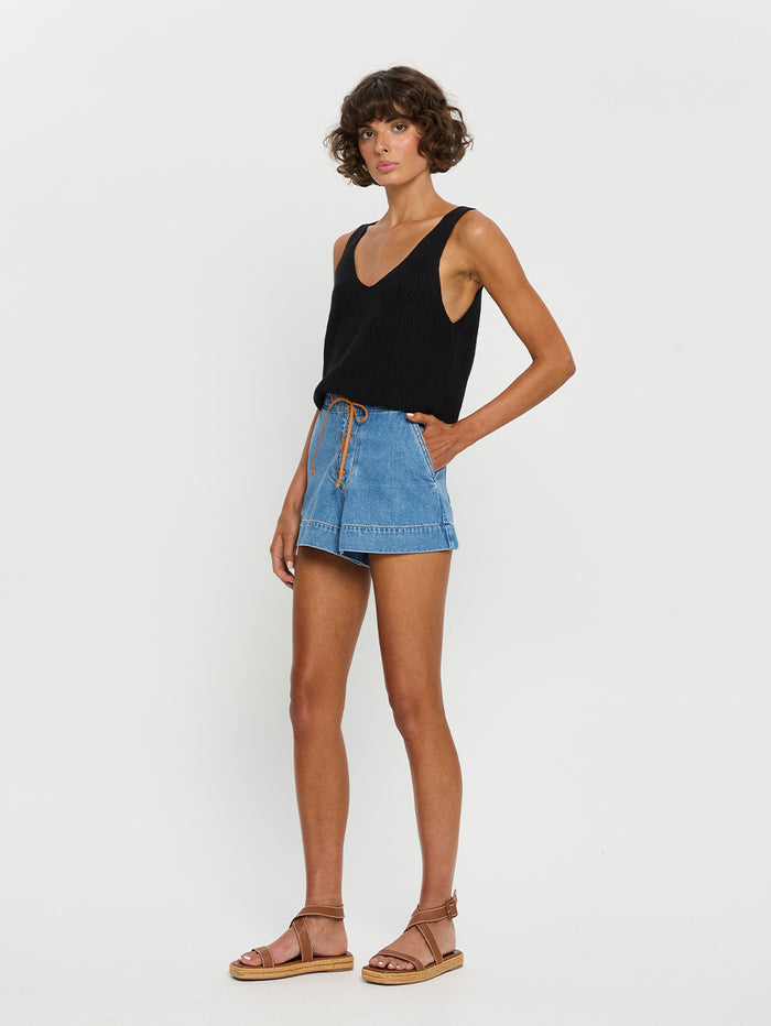 Willow Denim Short Blue