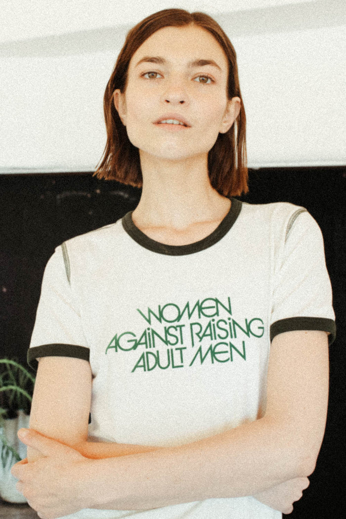 Women Against Raising Adult Men | Fitted Ringer