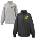 Women's Oversized 1/2 Zip Sweatshirt